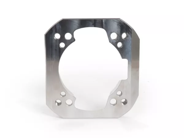 Adapterplaat voor cilinderombouw -OVERREV voor Simonini 230 Mini 2 Evo naar motorhuis Quattrini C1- Vespa V50, PV125, ET3, PK50-125