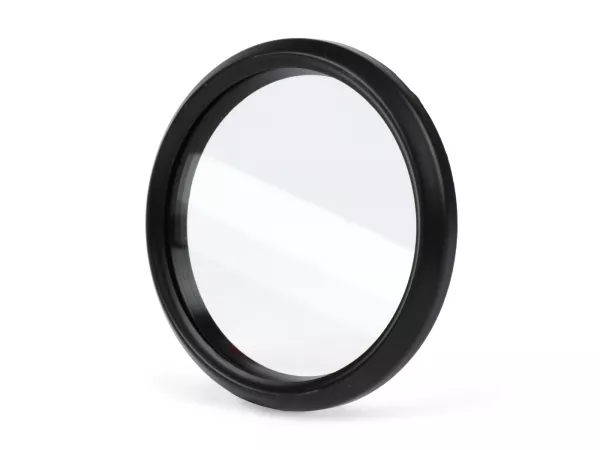 Speedo glas set -OEM QUALITY- Vespa Ø=85mm - PX alt (till 1984) - black speedometer ring