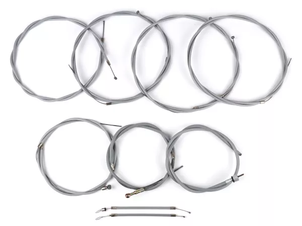 Treinset -PTFE- Vespa V50 - (PE) Grijs (incl. snelheidsmeterkabel)
