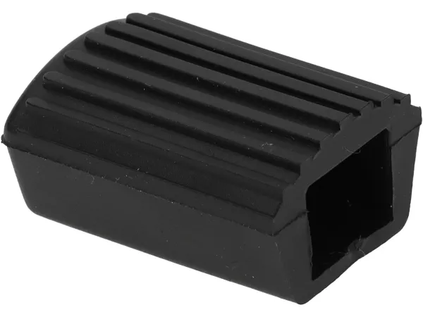 Brake pedal rubber -VESPA corrugated- Vespa Rally180 (VSD1T), Rally200 (VSE1T), Sprint150 (VLB1T), GT125 (VNL2T), GTR125 (VNL2T), GL150 (VLA1T) - Black