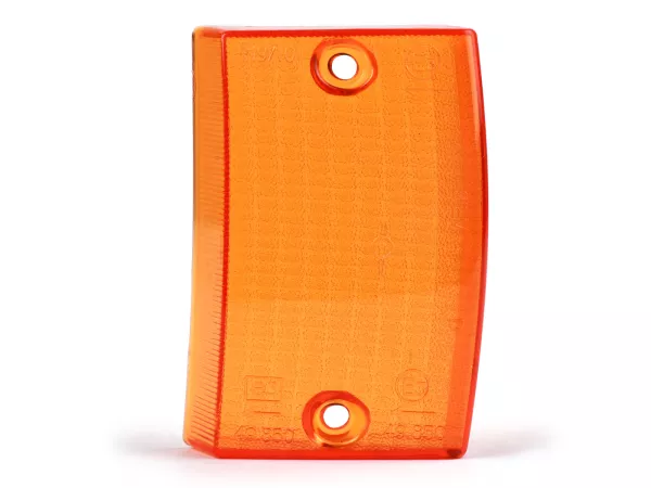 Cabochon clignotant -SIEM- Vespa PK50 S, PK80 S, PK125 S - avant droit - orange