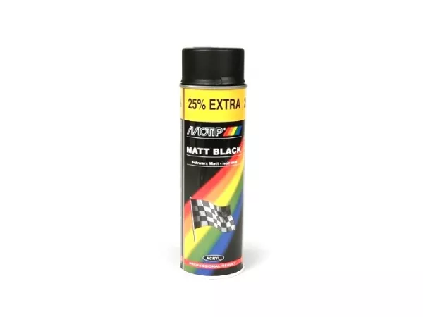 Verf -MOTIP- Zwart mat - 500ml