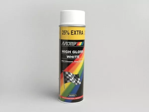 Verf -MOTIP- Wit glanzend - 500ml