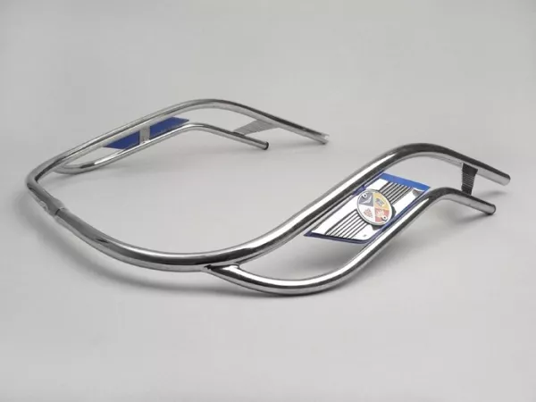 Gleufbuis dubbel -AMS CUPPINI- Vespa Rally180 (VSD1T), Rally200 (VSE1T), Sprint150 (VLB1T), TS125 (VNL3T), GTR125 (VNL2T) - Blauw
