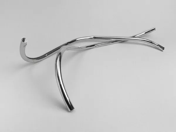 Legshield trim mono -AMS CUPPINI- Lambretta LC 125, LD 125-150 - Chrome