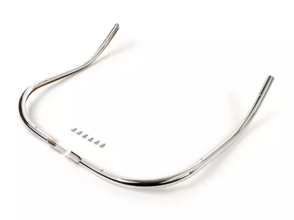 Legshield trim mono -AMS CUPPINI- Vespa PK XL - Chrome