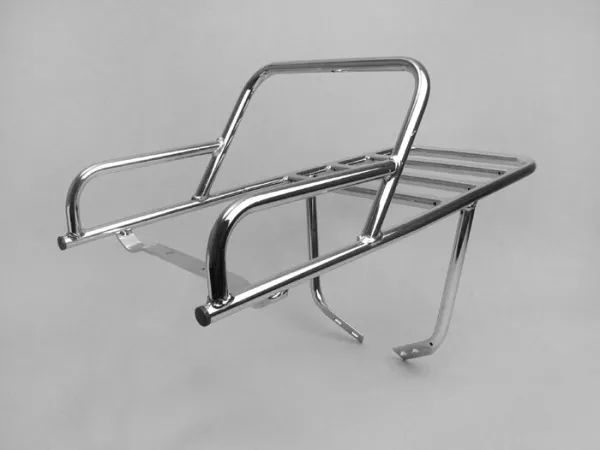 Bagagerek achter -AMS CUPPINI- Vespa PX80, PX125, PX150, PX200 - Chroom