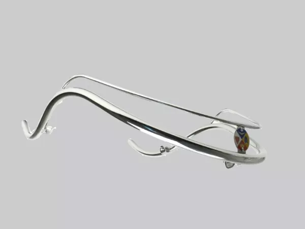 Voorbumper -AMS CUPPINI- Lambretta LI (serie 1-2), TV (serie 1-2) - Chroom