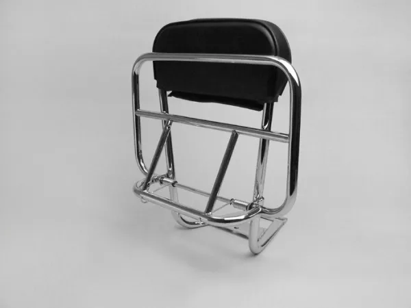 Portaequipajes trasero plegable + respaldo -AMS CUPPINI- Vespa Largeframe