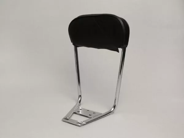 Back rest -AMS CUPPINI- Vespa Largeframe, Vespa Smallframe, Lambretta LI, LIS, SX, TV, DL, GP - Chrome