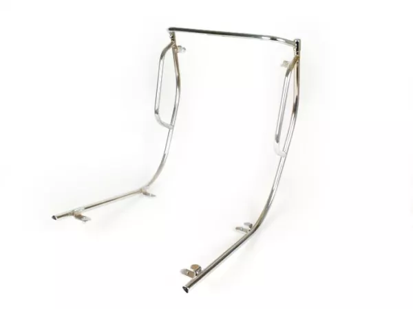 Beenbeschermer valbeugel -AMS CUPPINI- Vespa PK S, XL, XL2, FL, HP, N, Rush, Automatic, Plurimatic - Chroom