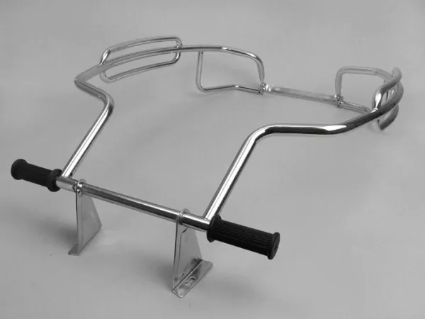 Achter crash bar -AMS CUPPINI Triple Bar- Vespa PX80, PX125, PX150, PX200 - Chroom