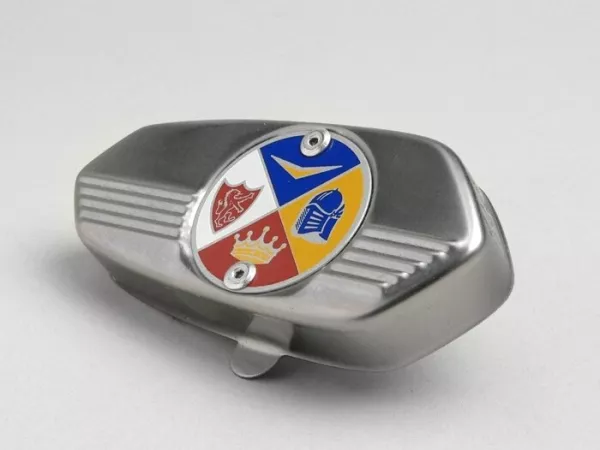 Tapa basculante -CUPPINI- Vespa V50, ET3, PV125 - nuevo logo AMS Cuppini
