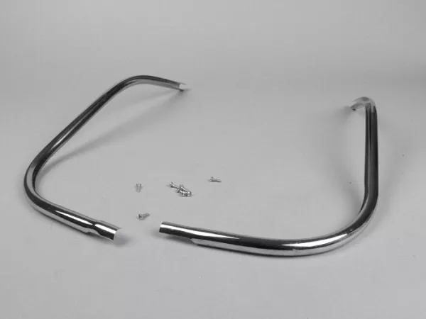 Tabung berlubang mono -AMS CUPPINI- Vespa V50, PV125, ET3 - Chrome