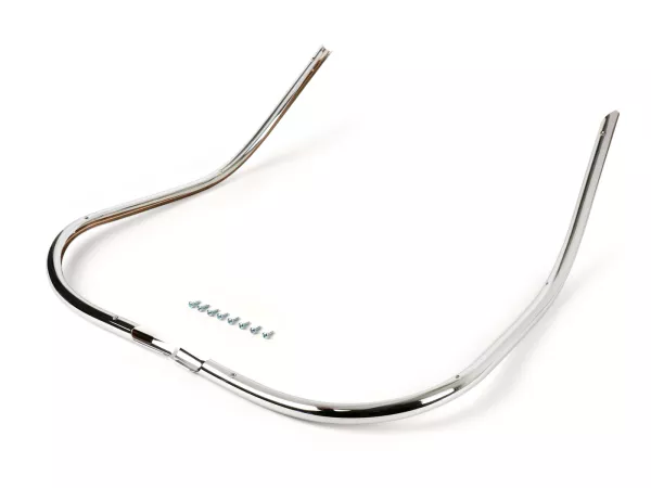 Tubo ranurado mono -AMS CUPPINI- Vespa VNA, VNB, VBA, VBB, T4 - Cromo