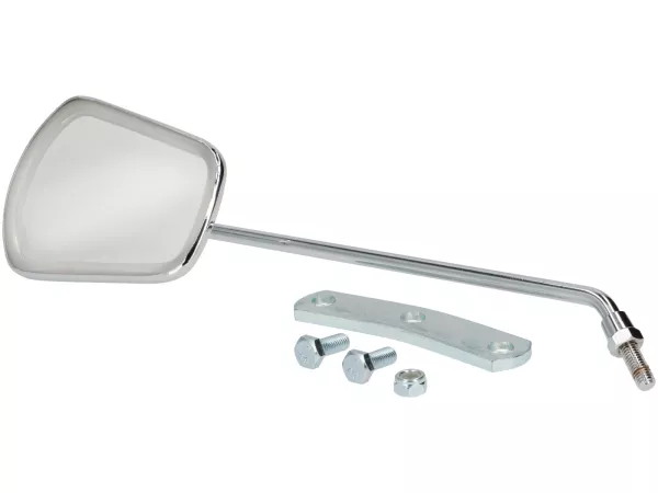 Mirror -TRAPEZOID- Adjustable bar - Chrome