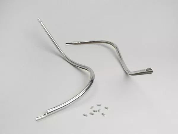 Legshield trim mono -AMS CUPPINI- Vespa GS160 / GS4 (VSB1T) - Chrome