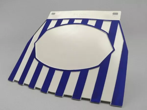 Bavette arrière -CLASSIC- blanc/bleu