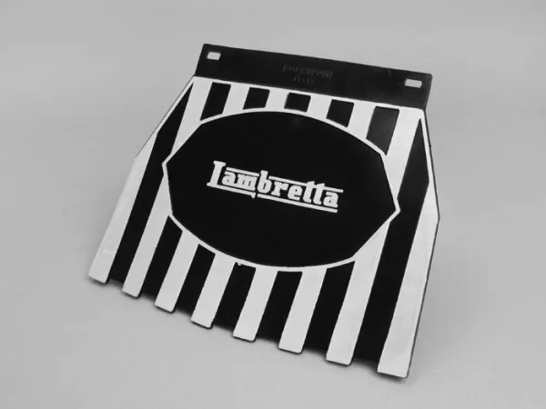 Spatscherm - Spatlap - Spatlap - KLASSE Lambretta- Zwart/Wit