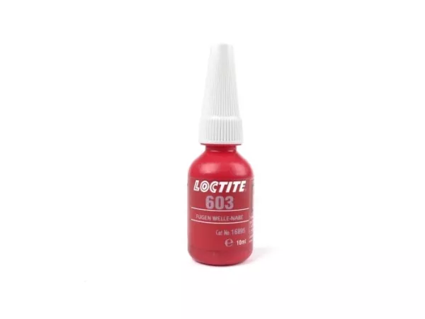 Konstruktionslim -LOCTITE 603 ledaxelnav- oljetolerant- 10ml - används som bussningslim, lagerlim