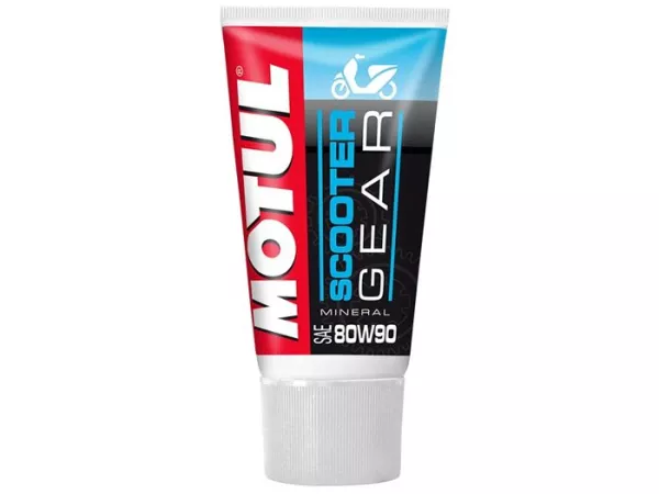 Växellådsolja -MOTUL Scooter Gear- Scootermatic SAE 80W90, GL4- 150ml - t.ex. Vespa / Piaggio Ciao, SI, Boxer, Bravo (påfyllningsmängd 65ml)
