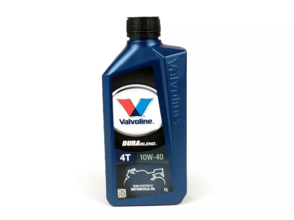 Olie - Motorolie -VALVOLINE 4T- 4-takt SAE 10W-40 synthetisch- 1000ml - geschikt voor natte koppelingen