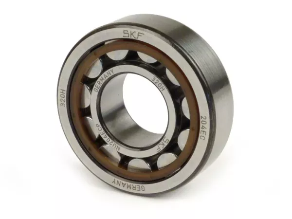 Rollenlager -NU204 ECP- (20x47x14mm) - (verwendet für Kurbelwelle Lichtmaschinenseite Vespa V50, V90, SS50, SS90, PV125, ET3, PK S, PK XL)