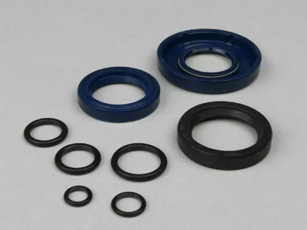 Oil seal set engine -OEM QUALITY- Vespa PK125 ETS - (Ø 24mm cone)
