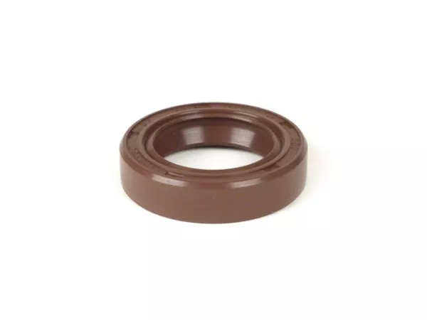 Oliekeerring 27x42x10mm -FPM, dubbele lip- Vespa V1-15, V30-33, VN, VM, VL, VD, VB, VGL, PX (vanaf 1992), T5 125cc, Cosa - gebruikt voor achterremtrommel (Wideframe remtrommel buiten / Largeframe hoofdas binnen)