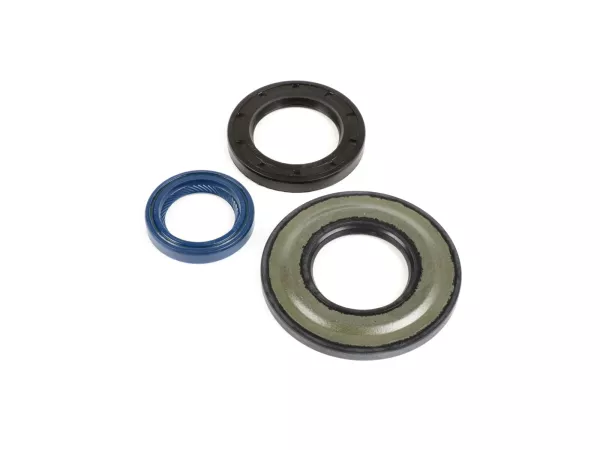 Oil seal set engine -PIAGGIO- Vespa PX80, PX125, PX150, PX200 EFL, T5 125cc, Cosa - external rear hub oil seal