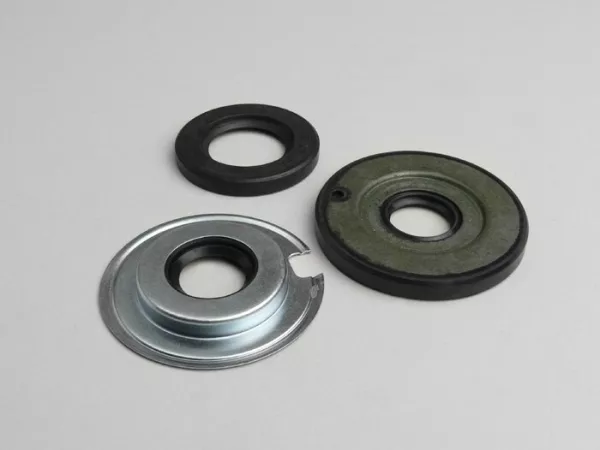 Juego de retenes -CALIDAD OEM- Vespa Sprint150 (VLB1T), Sprint Veloce150 (VLB1T -294259), GTR125 (VNL2T -145900), TS125 (VNL3T -18139), GT125, VNA, VNB, VBA, VBB, Super, GL150 (VLA1T)
