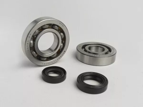 Lagerset - oliekeerringen set voor krukas -ATHENA- Kymco 50 ccm (type Dink)