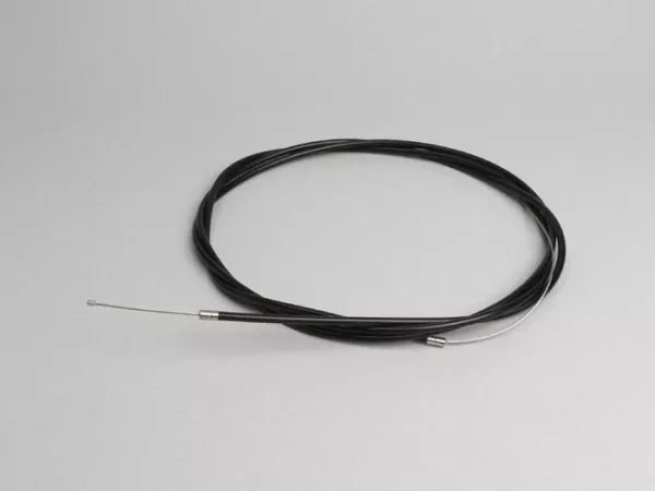cable universal -Ø=1,2mm x 2500mm, manguito= 2200mm, espiga Ø=3,0mm x 3mm- utilizado como cable del acelerador - PE trenzado - negro