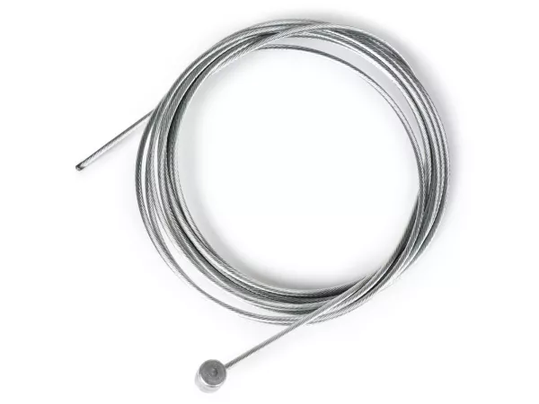 Universele binnenkabel -Ø=1,9mm x 2000mm, nippel Ø=8,0mm x 8mm- gebruikt als koppelingskabel, voorremkabel - gedraaid