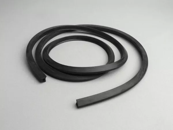 Glove box rubber beading -OEM QUALITY- Vespa PX, Rally180 (VSD1T), Rally200 (VSE1T), SS180 (VSC1T) - black