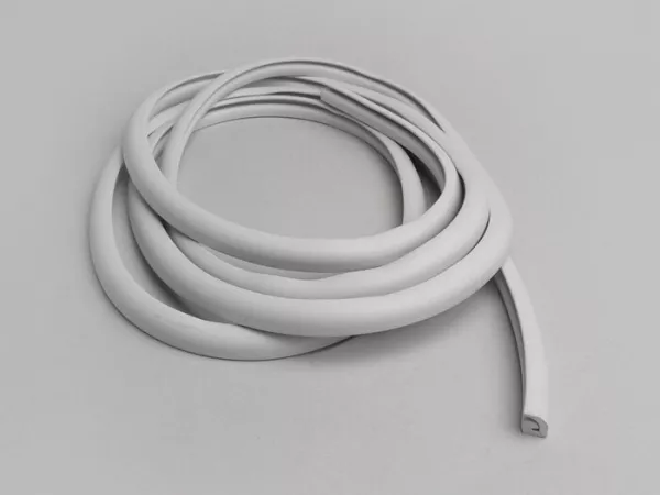 Zijafdekking rubber -CIF- Vespa Wideframe (1948-1958) V1T, V11-15T, V30-33T, VM1T, VN2T, VL1-3T, VB1T, VGL1T- Grijs (3 meter)