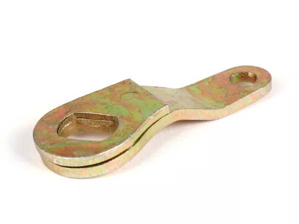 Rear brake arm -VESPA, short arm (1957-1971)- Vespa Sprint150 (VLB1T), Rally180 (VSD1T), GS150 (VS1-5T), GL150 (VLA1T, VGLB1T), GT125 (VNL2T), GTR125 (VNL2T), TS125 (VNL3T), VNA, VNB, VBA, VBB, Super (VNC/VBC), P150S (VBX1T)