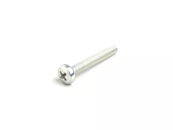 Skruv -DIN 7985- M5 x 35mm - används för styrhuvudkåpa Vespa PX, PK S, PK XL, luftfilter SI