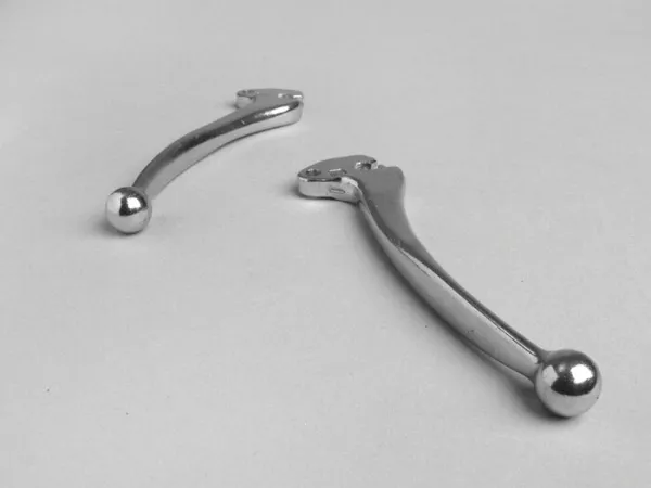Remhendel + koppelingshendel (set) -OEM KWALITEIT, Duits- V50, Rally180 (VSD1T), Rally200 (VSE1T), Sprint - Aluminium