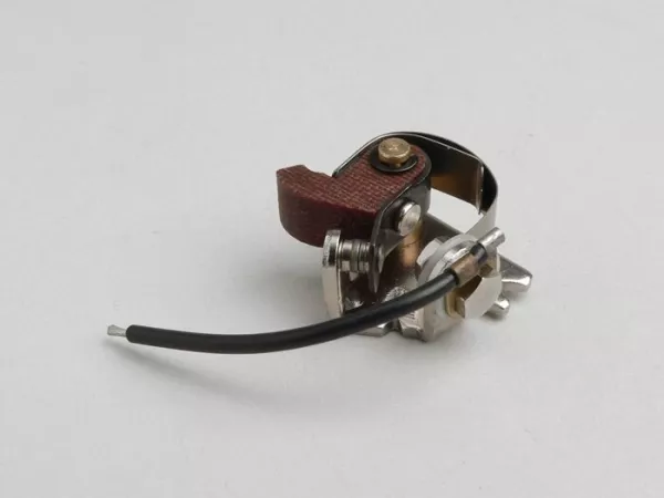 Contactos de encendido -CALIDAD OEM, cortos, Ø=3,8mm perno guía- Vespa PX, V50 (12V)