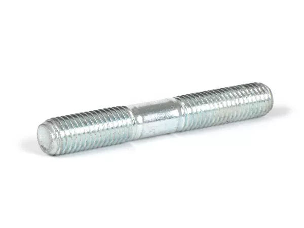 Goujon -M7 x 50mm- 22-10-18mm (monté sur sélecteur/moteur Vespa PX, T5 125cc, Cosa, Rally180 (VSD1T), Rally200 (VSE1T), Sprint150 (VLB1T), TS125 (VNL3T), GT125 (VNL2T), GTR125 (VNL2T), GL150 (VLA1T), GS160 / GS4 (VSB1T), SS180 (VSC1T), Super, VNA, VNB, VB