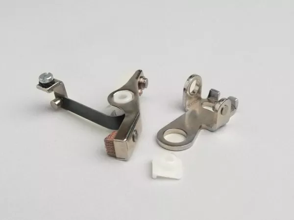 Contactos de encendido - CALIDAD OEM, largos sin perno guía - Vespa GS150 / GS3 VS1T a VS5T, GS160 (VSB1T), SS180 (VSC1T), Rally180 (VSD1T), PV125 (VMA2T, -78883), 50 Sprinter (V5SS2T - 1974), SS50 (V5SS1T), SS90 (V9SS1T)