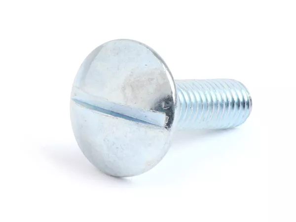 Vis fixation garde boue (latérale) M5x16mm -QUALITÉ OEM, tête bombée- Vespa Smallframe V50, 50N, PV, ET3, PK S, PK XL, Largeframe PX, VNA, VNB, VBA, VBB, Super, Sprint Veloce, Rally - modèles sans enjoliveurs d‘ailes