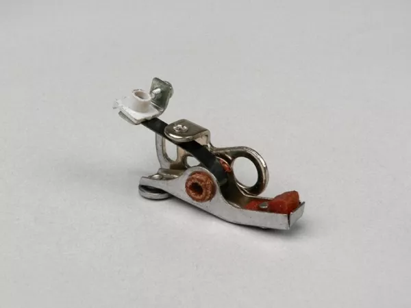 Zündkontakte -VESPA lang ohne Führungsbolzen- Vespa 90 V9A1T (bis Nr. 21449), Vespa Wideframe VM1T bis VM2T, U, VN1T bis VN2T, VNA1T bis VNA2T, VNB1T bis VNB5T, VNB6T (bis Nr.035188), Vespa 150 VL1T bis VL3T, VB1T, VBA1T, VBB1T, VBB2T (bis Nr. 270249), GL