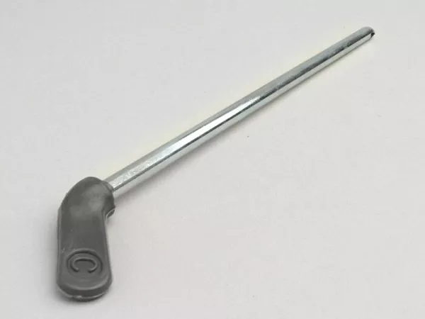 Benzinhahnhebel -OEM QUALITÄT, L=165mm- Vespa PX, Rally180 (VSD1T), Rally200 (VSE1T), TS (VNL3T), Sprint Veloce (VLB1T mit Getrenntschmierung), GTR (VNL2T mit Getrenntschmierung), Super (VBC1T mit Getrenntschmierung) - Kunststoff