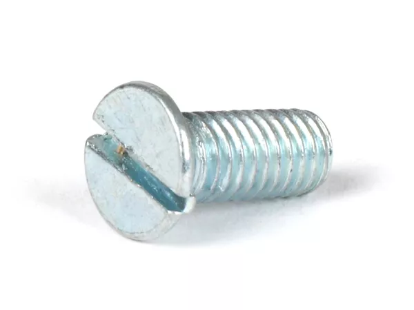 Screw -DIN 963- M6 x 15mm (used for carburator box/engine Vespa PX (-1984), Rally180 (VSD1T), Rally200 (VSE1T), Sprint150 (VLB1T), TS125 (VNL3T), GT125 (VNL2T), GTR125 (VNL2T), GL150 (VLA1T), Super, VNA, VNB, VBA, VBB)