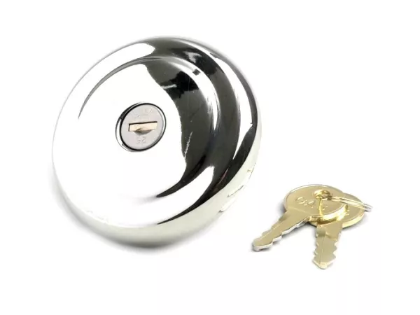 Tapón depósito -BGM ORIGINAL- PX (a partir de 1984), PK XL - acero inoxidable con cerradura