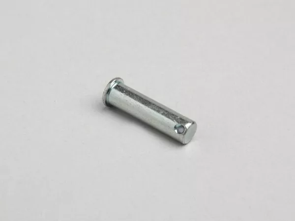 Brake pedal pivot Ø=5.5x21.5mm -PIAGGIO- Vespa PX, T5 125cc, PK, V50, V90, SS50, SS90, PV125, ET3 - used to attach the brake cable in the pedal (secured with a split pin)