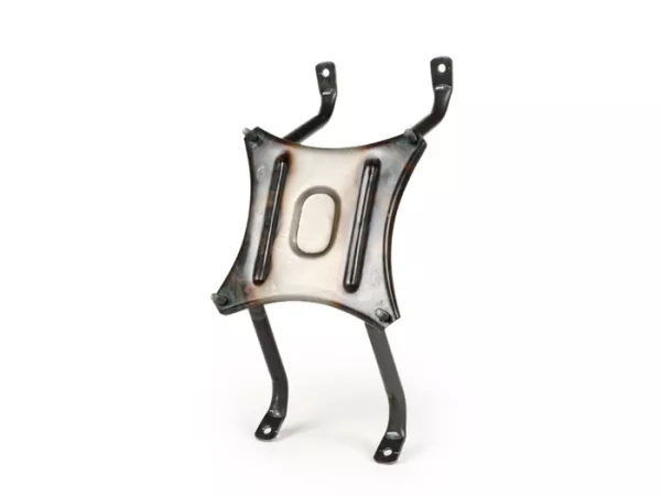 Reservewielhouder vooraan -PREMIUM- Lambretta LI (serie 1-2), TV (serie 1-2) - glanzend staal, geolied