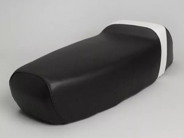Sedile -SUPER CORSA- Vespa PX - Nero Bianco